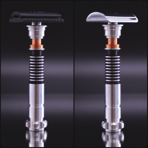 Rasoir de Sûreté MRed façon Sabre Laser de Luke Skywalker - Choix entre 2 Têtes