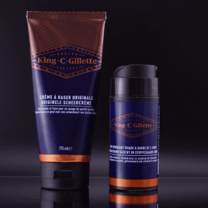 King C. Gillette crème à raser et après rasage soin visage